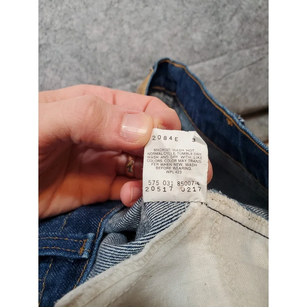Vintage Levi's Orange Tab 517 Bootcut Jeans (Fits 33x29) 80s Workwear Hemmed